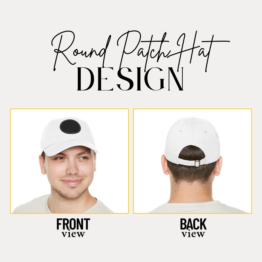 Seize the Day Dad Hat with Leather Patch Inspirational Cap for Dads Gift for Father's Day Outdoor Hat  Hat for Casual Wear Daily Wear Cap