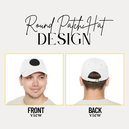 Seize the Day Dad Hat with Leather Patch Inspirational Cap for Dads Gift for Father's Day Outdoor Hat  Hat for Casual Wear Daily Wear Cap
