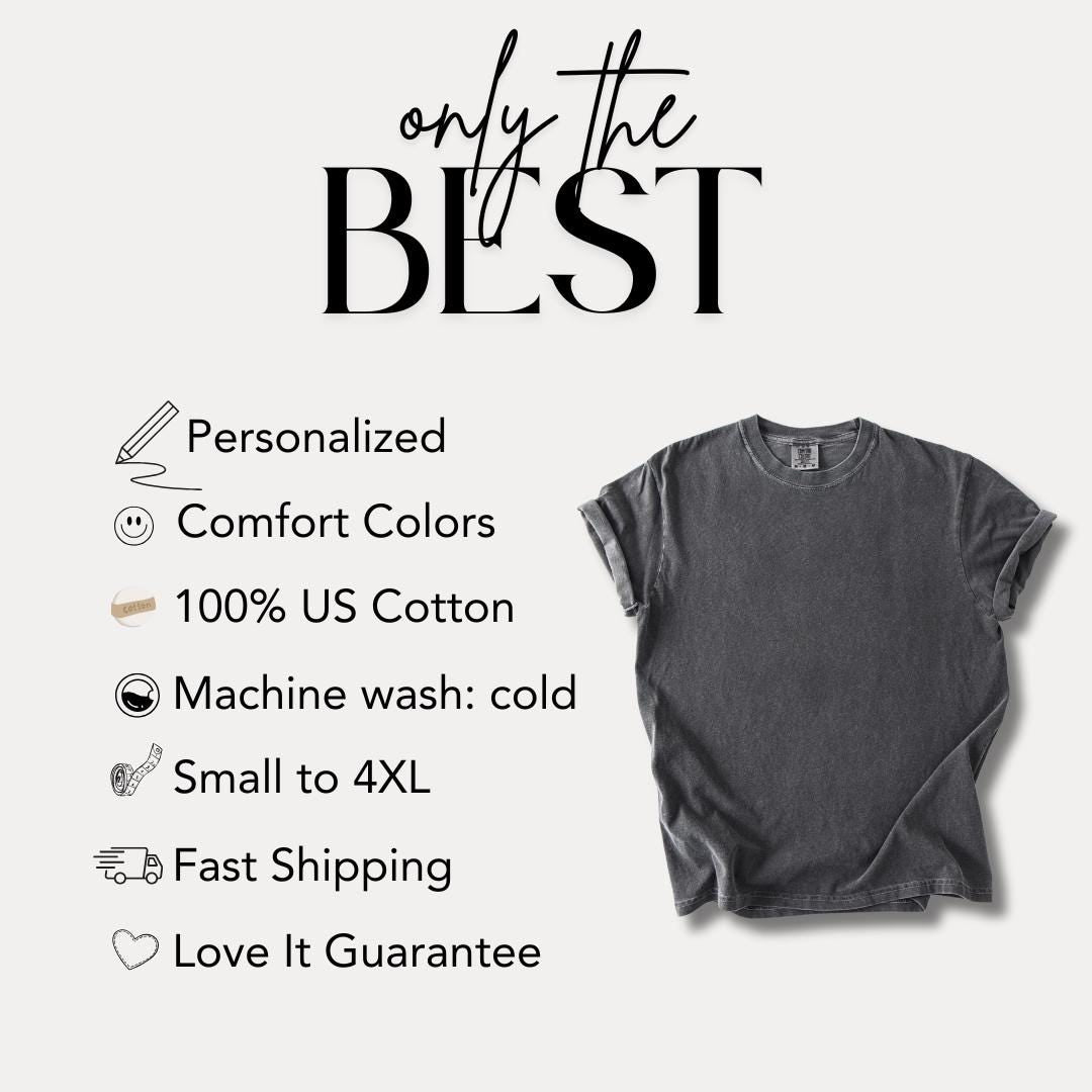 Personalized Rainbow Teacher T-Shirt Comfort Colors Custom Teacher Shirt Gift for Teacher Back to School Shirt Teacher Appreciation Week Tee