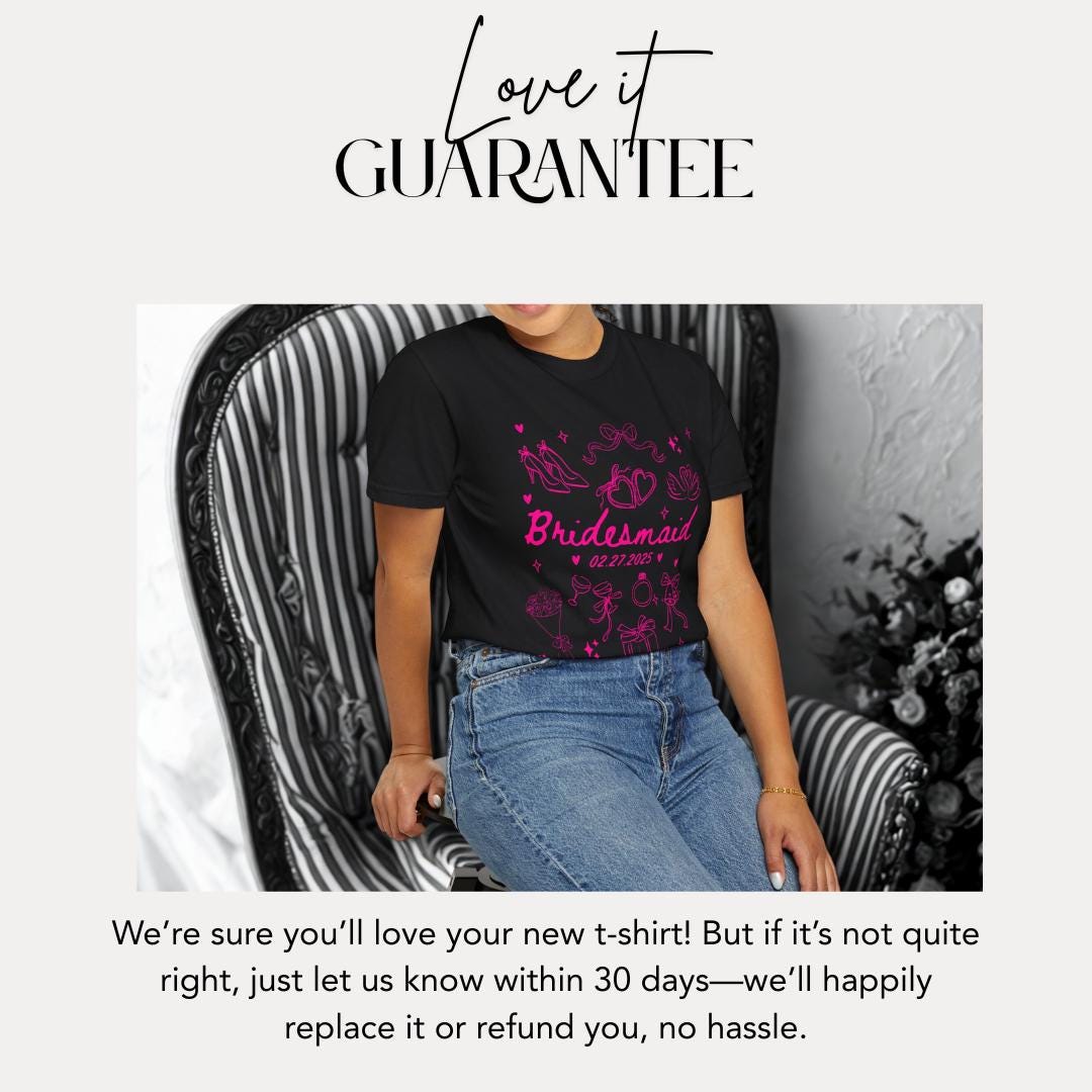 Personalized Bridesmaid Comfort Colors T-Shirt Cute Bridal Party Tee Wedding Gift Engagement Shirt Bachelorette Party Gift for Bridesmaids