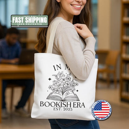 Personalized Book Lover Tote In My Bookish Era Custom Name Bag  Reading Gifts for Her, Teachers, Readers Tote Book Aesthetic Gift for Her