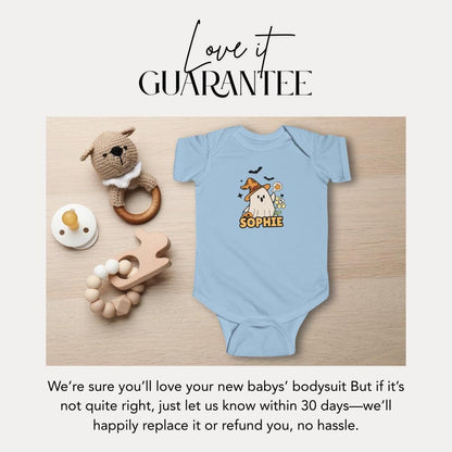 Cute Boo-tiful Baby Vibes Halloween Infant Fine Jersey Bodysuit Custom Cute Baby Costume Outfit Unique Gift for Toddler Spooky Baby Apparel