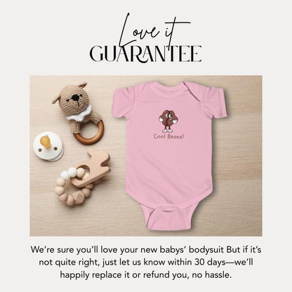 Cool Beans Infant Fine Jersey Bodysuit Cute Cartoon Baby Clothes Baby Shower Gift Newborn Outfit Onesie Baby Bodysuit Trendy Baby Apparel