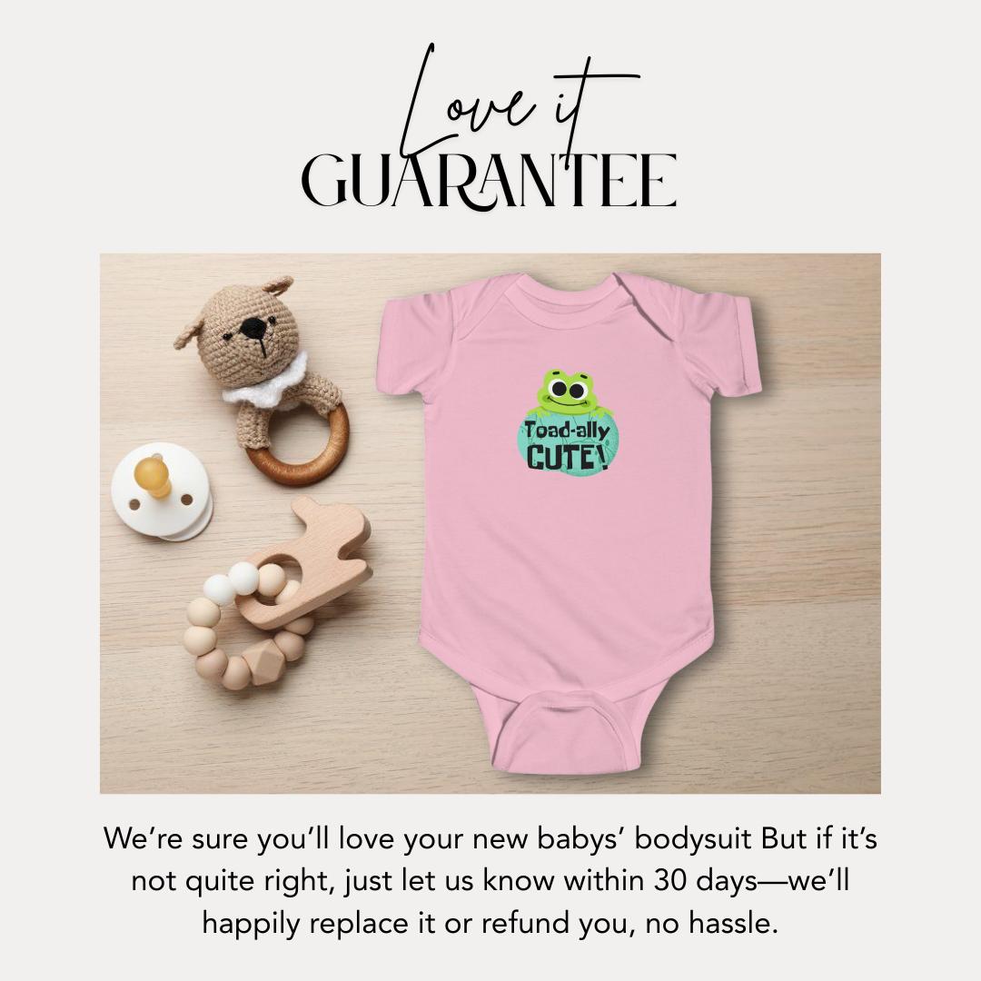 Ribbit-Ready Style! Toad-ally Cute Infant Fine Jersey Bodysuit Gift for New Parents Cute Baby Outfit Baby Shower Gift Idea Toddler Apparel