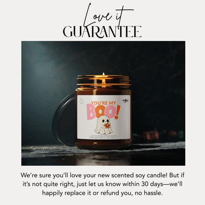 You're My Boo Halloween Scented Soy Candle Cute Ghost Fall Cute Candle Gift Spooky Season Home Decor Perfect for Trick or Treat Boo Basket