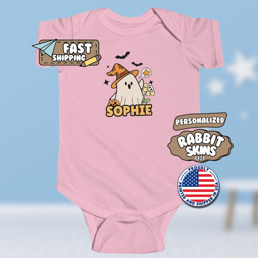 Cute Boo-tiful Baby Vibes Halloween Infant Fine Jersey Bodysuit Custom Cute Baby Costume Outfit Unique Gift for Toddler Spooky Baby Apparel
