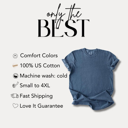 Just a Girl Who Loves Cats & Books T-Shirt Comfort Colors Cute Cat Lover Shirt Bookworm Tee Cozy Reading Cat Graphic Tee Gift for Booklover