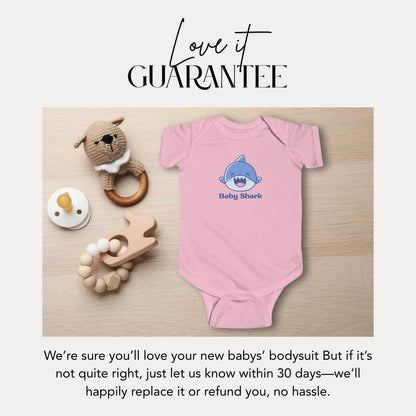 Baby Shark Infant Fine Jersey Bodysuit Shark Baby Clothes Cute Baby Clothes Baby Shower Gift Newborn Outfit Fun Shark Apparel Toddler Onesie