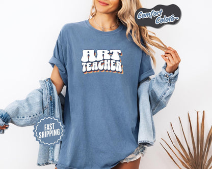 Art Teacher T-Shirt, Comfort Colors, Perfect Gift for Educators, Back to School, Teacher Appreciation, Subject Teacher, Everyday Casual Wear