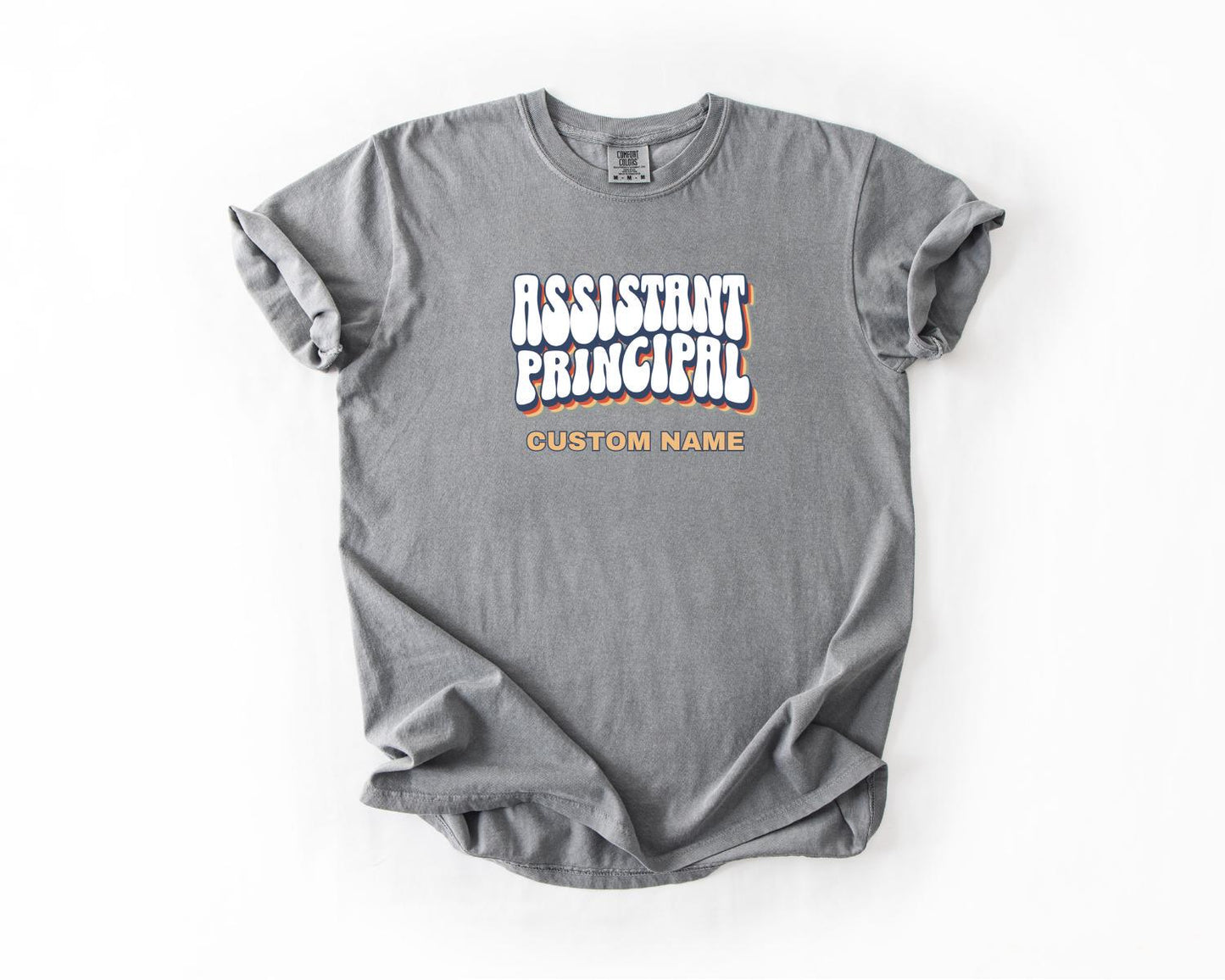 Assistant Principal T-Shirt, Comfort Colors, Custom Teacher Shirt, Cute Teacher Gift, Back to School Tee, Classroom Apparel, Teacher Shirt