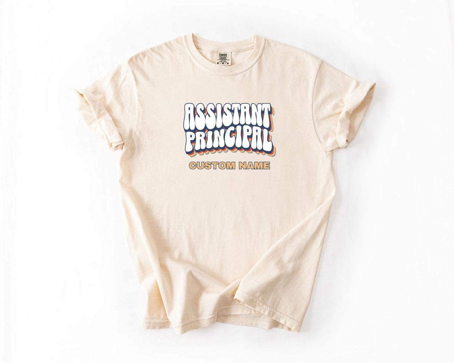 Assistant Principal T-Shirt, Comfort Colors, Custom Teacher Shirt, Cute Teacher Gift, Back to School Tee, Classroom Apparel, Teacher Shirt