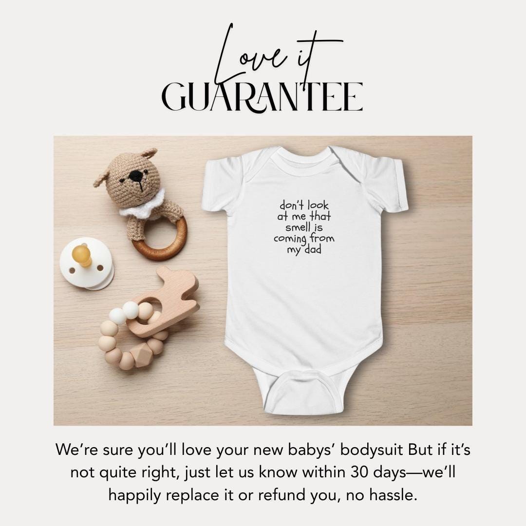 Funny Infant Fine Jersey Bodysuit Baby Shower Gift Idea Newborn Outfit Cute Baby Apparel Dad Joke Bodysuit for Newborn Unique Baby Clothes