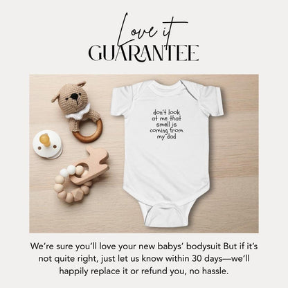 Funny Infant Fine Jersey Bodysuit Baby Shower Gift Idea Newborn Outfit Cute Baby Apparel Dad Joke Bodysuit for Newborn Unique Baby Clothes