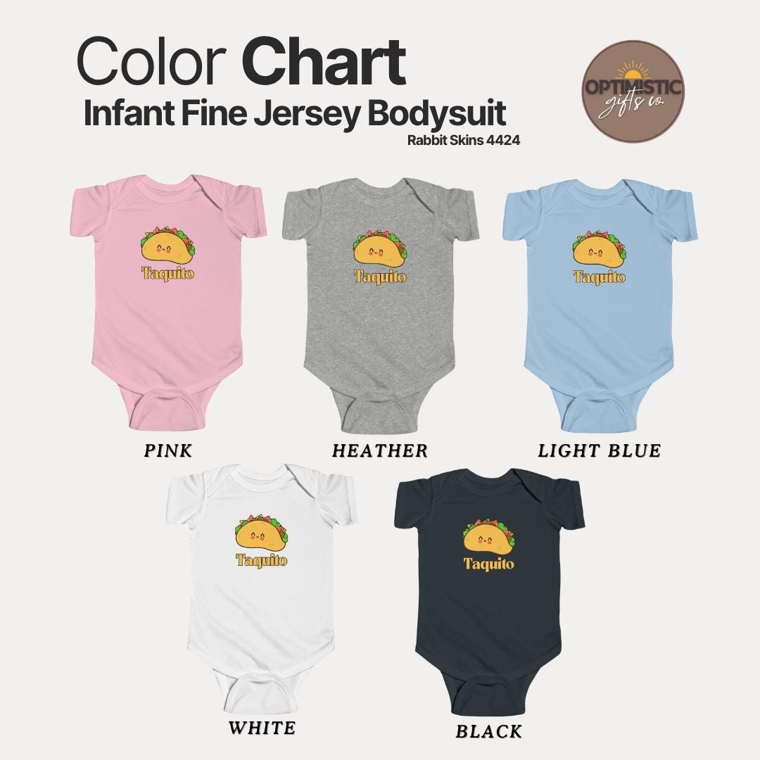 Cute Taco Infant Fine Jersey Bodysuit Funny Baby Outfit Newborn Gift Baby Shower Gift Taco Toddler Apparel Perfect for Taco Tuesday Snuggles