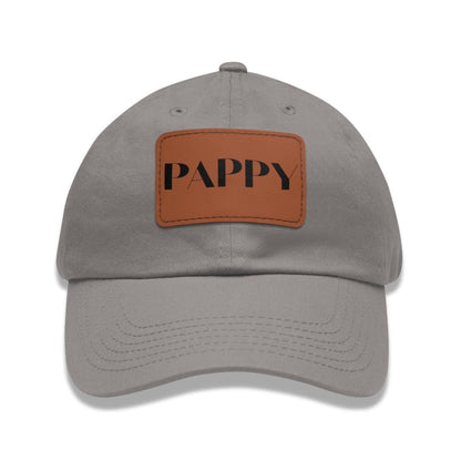 Pappy Leather Patch Hat Adjustable Dad Cap for Pappy Father's Day Gift Everyday Cap Great Unique Gift for Granddad from Kids or Grandkids