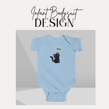 Cute Cat Infant Fine Jersey Bodysuit Perfect Baby Gift Halloween Outfit Adorable Cat Lover Baby Shower Present Fun Playwear Adorable Onesie