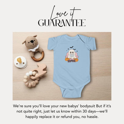 Personalized Halloween Infant Fine Jersey Bodysuit Cute Baby Costume Baby Shower Gift Toddler Halloween Outfit Custom Name Bodysuit for Baby