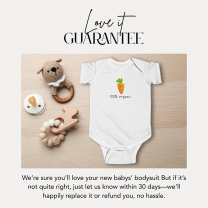 Cute Carrot Infant Fine Jersey Bodysuit Baby Clothes Baby Shower Gift Newborn Outfit Baby Wear Toddler Apparel Baby Bodysuit for New Parents