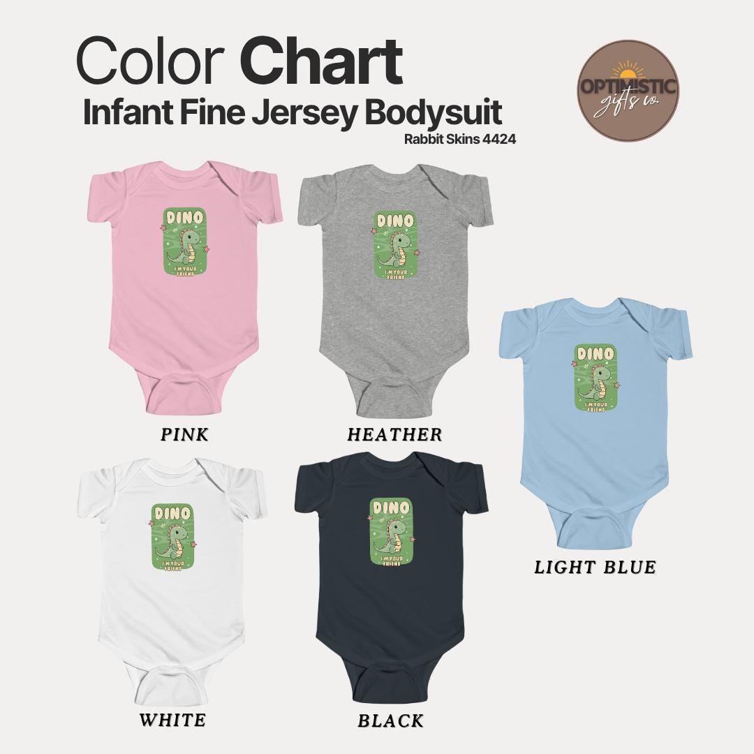 Dinosaur Theme Infant Fine Jersey Bodysuit Cute Baby Onesie Dino Gift Baby Shower Toddler Outfit Unique Baby Wear Fun Cartoon Dino Romper